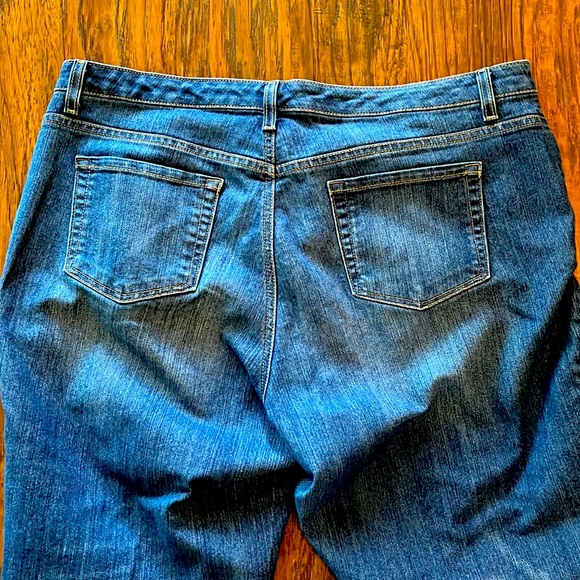 Jones New York Lexington ankle stretch jeans 18W (104) - Picture 3 of 6